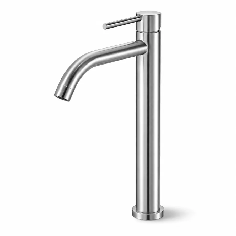BOMVINK 不锈钢高弯水龙头 适用于洗手盆 1/2"