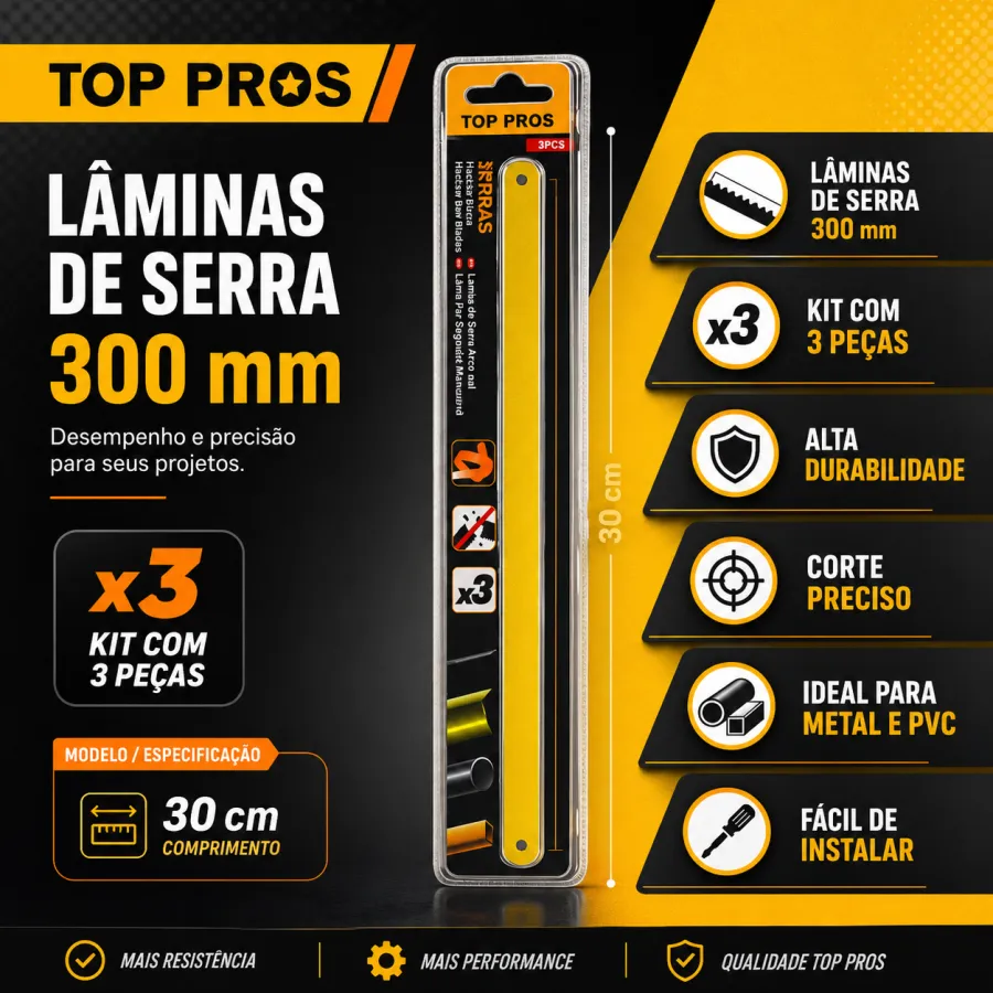 TOP PROS 30cm 精密直尺，黄色，适用于测量和绘图