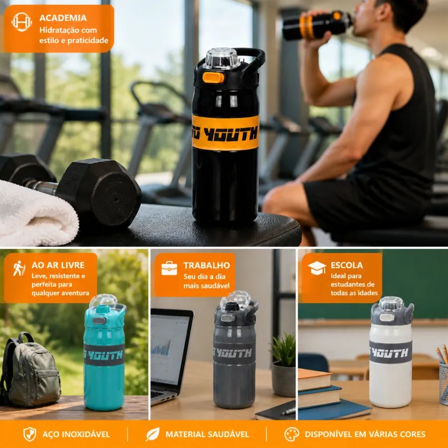 品牌：WU-582，680ML，304不锈钢，适合多种颜色选择