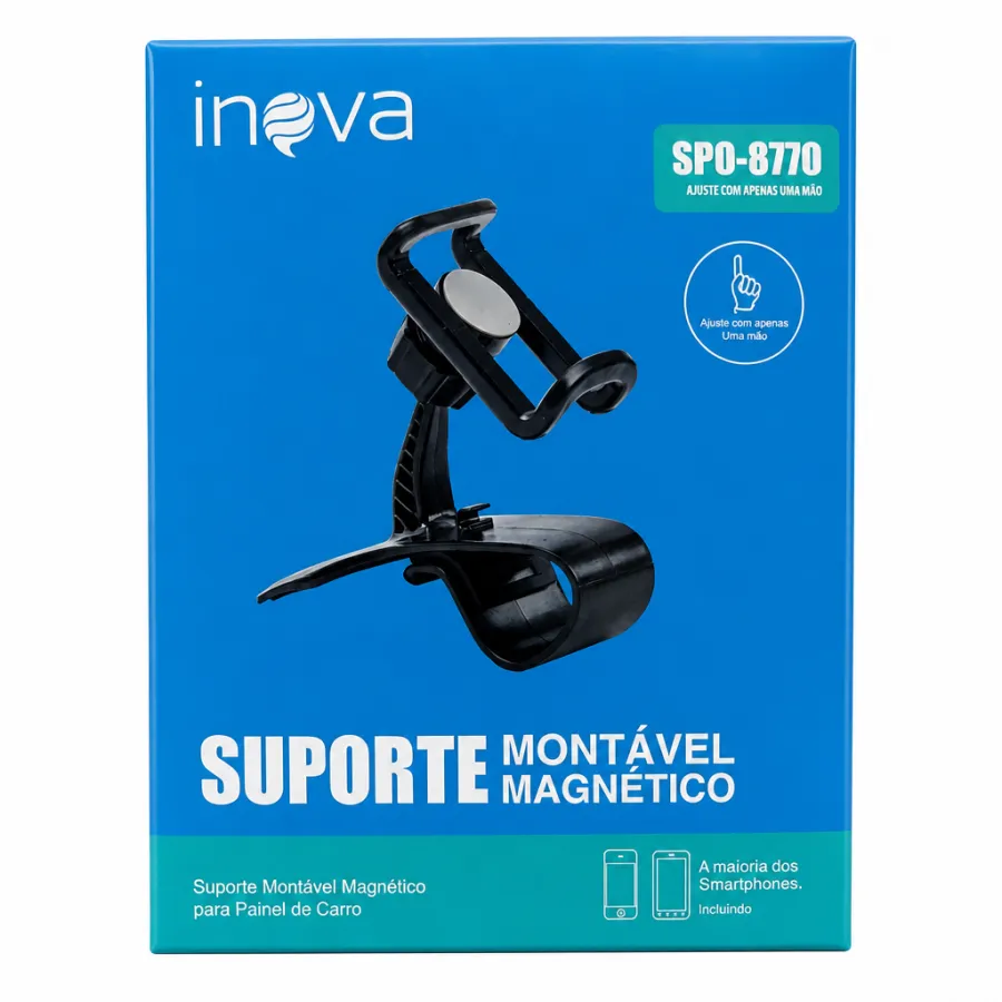 Inova 磁性车载手机支架，型号SPO-8770，适用于汽车仪表盘