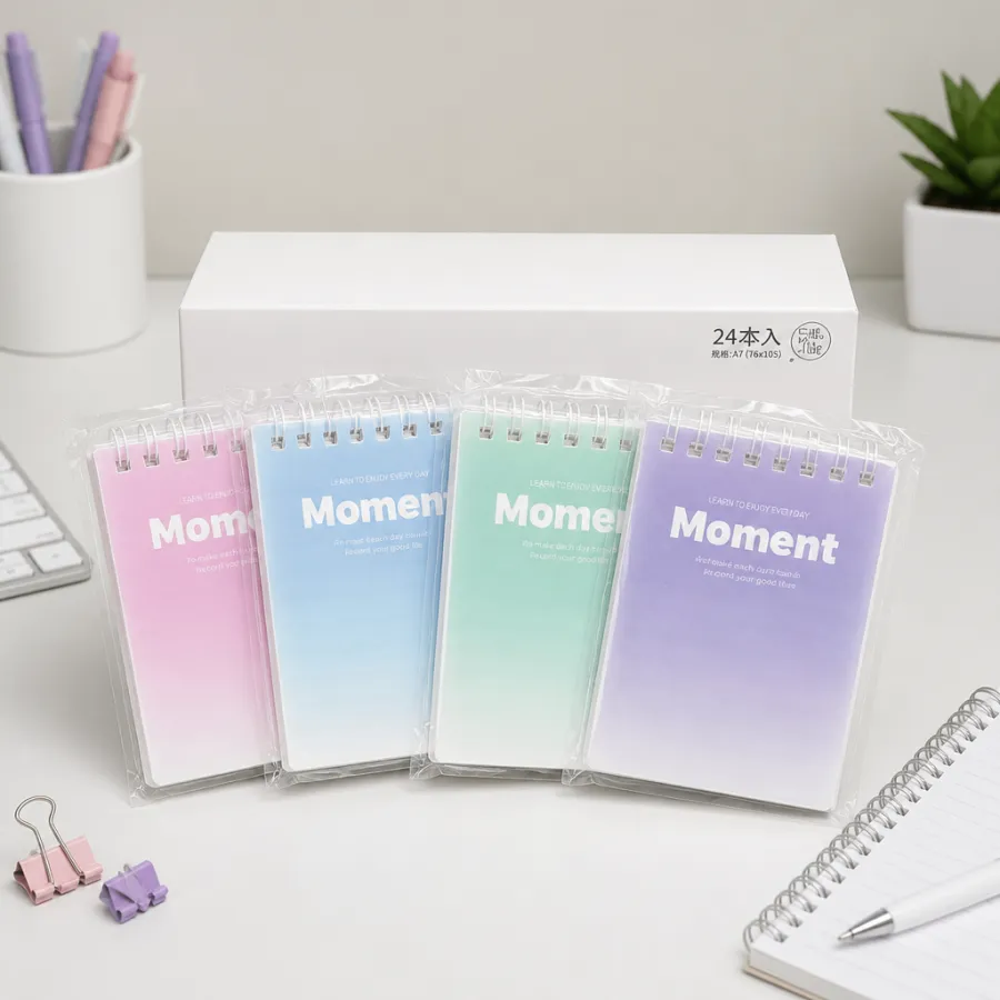 Moment便签纸，四色渐变设计，24张/本，适合办公和学习