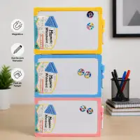 磁性白板套装，三色可选，适合儿童学习与绘画，便携设计