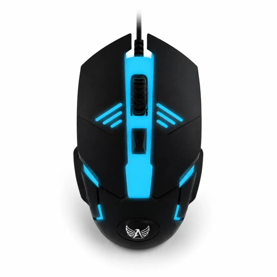 Ltomex AL-9505 RGB USB鼠标，7种颜色，舒适设计，适合游戏和办公
