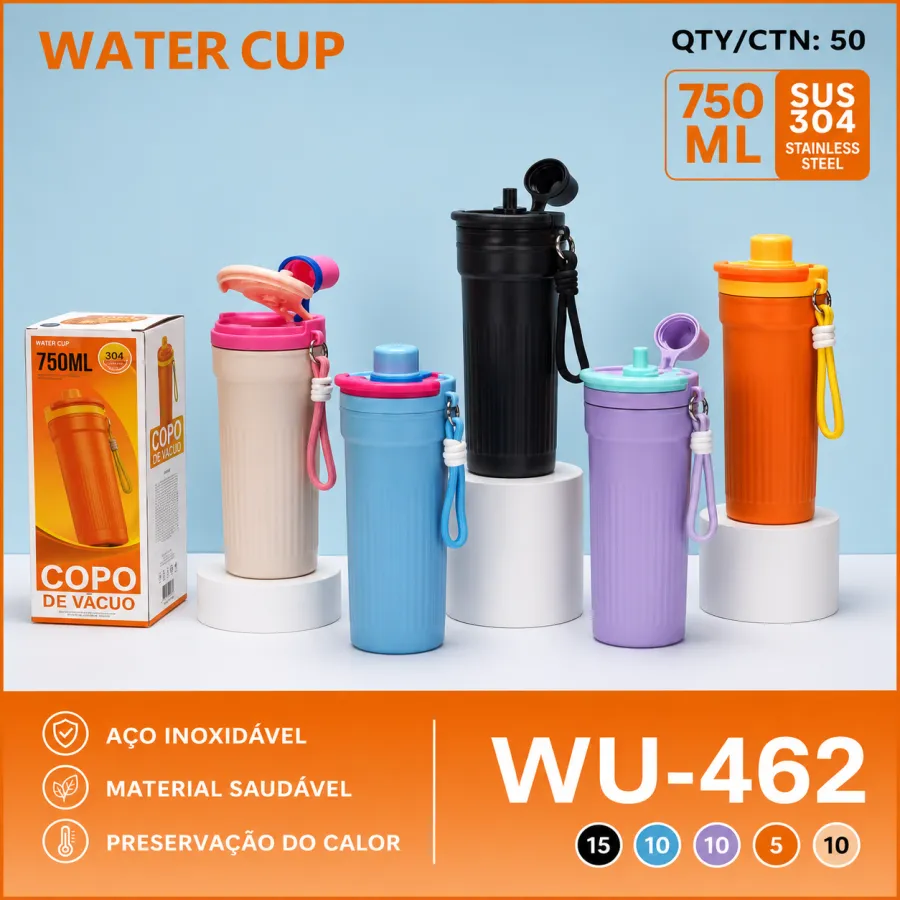 WU-462 不锈钢保温水杯 750ml 适合户外旅行