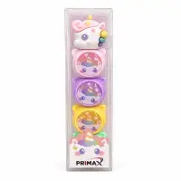 PRIMAX 4支装迷你独角兽造型彩色荧光笔