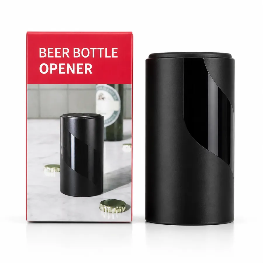 啤酒瓶开瓶器 黑色 便携式 开瓶工具