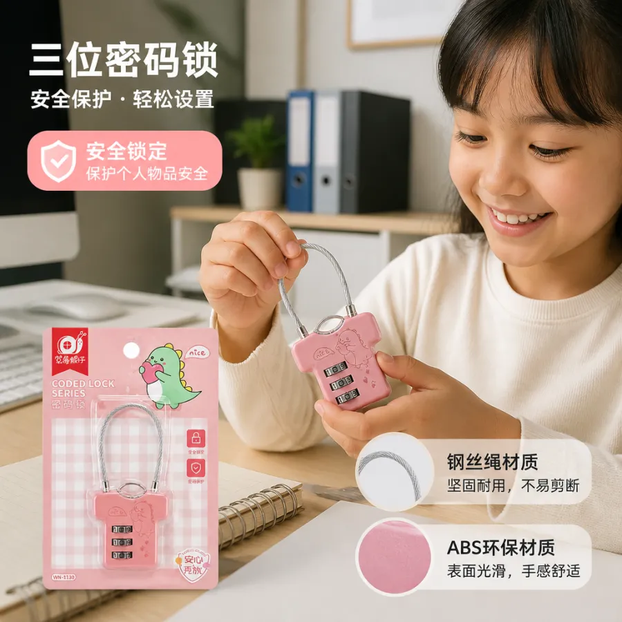 可爱卡通线缆锁，适用于数据线，四种颜色可选