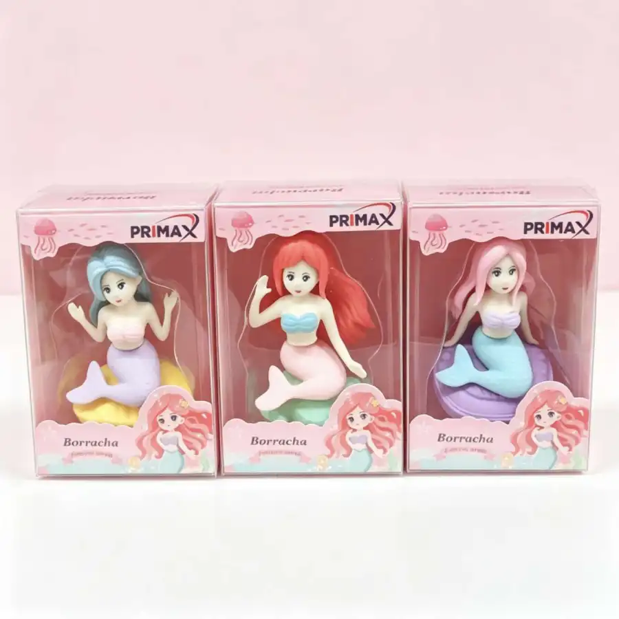 PRIMAX美人鱼橡皮擦套装,多色可选