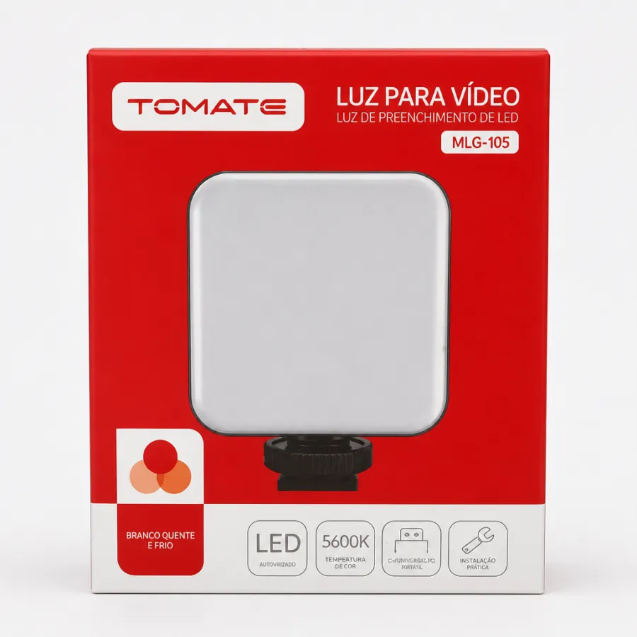 TOMATE LED视频灯 MLG-125，5600K，适用于摄影和直播
