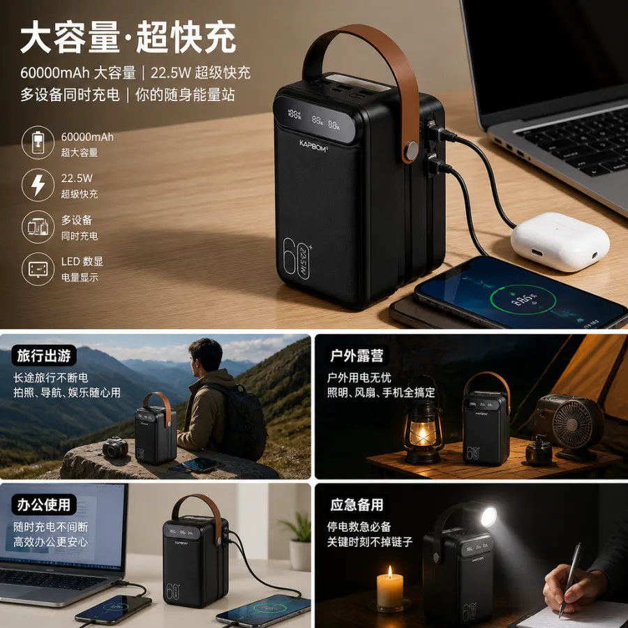 移动电源 60000mAh
