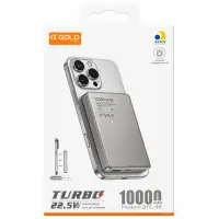 α GOLD PRO TURBO 10000mAh移动电源，22.5W快充，铝合金外壳