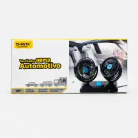 B-MAX双头汽车风扇 12V 1.4米 车载空调风扇