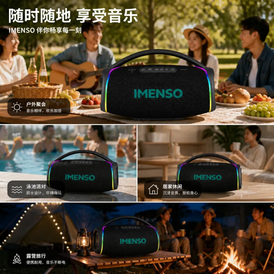 IMENSO IMS-X41 A 蓝牙音箱 300W 便携式 7200mAh