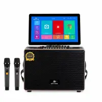 佩宁音乐镜音响 PEI-VKS03，60W，双麦克风，支持蓝牙，多种模式