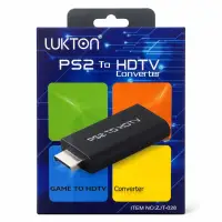 LUKTON PS2转HDTV转换器，游戏高清转换，便携设计
