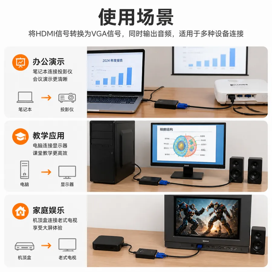 HDMI转VGA转换器