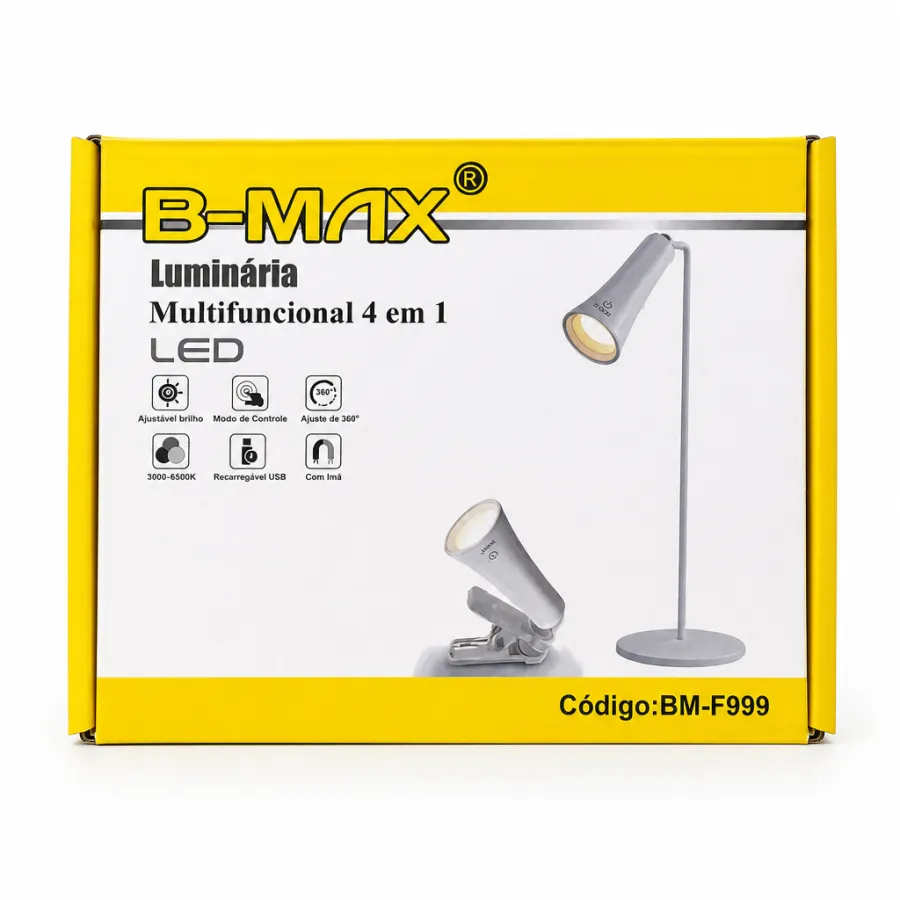 B-MAX LED多功能台灯 4合1 夹子式/立式 灯具
