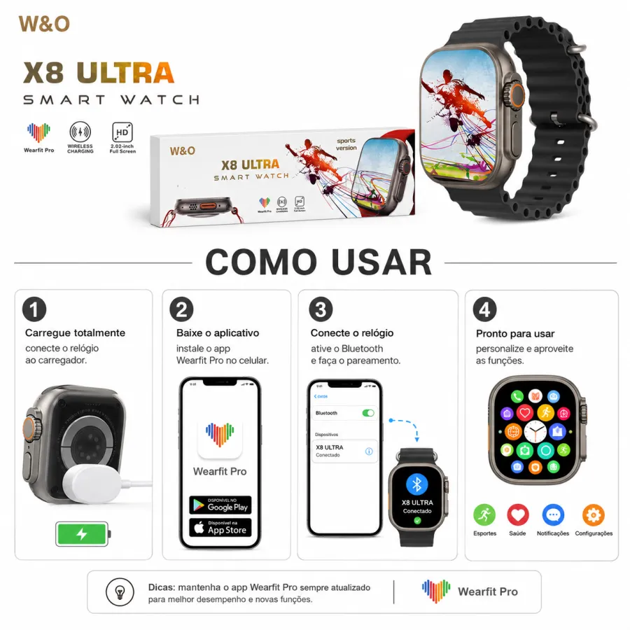 Smatwach x8 ultra