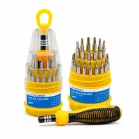 LWJ-100多功能螺丝刀套件，包含1.5mm、2mm、2.5mm、3mm、4mm、5mm、6mm、8mm，优质45号钢