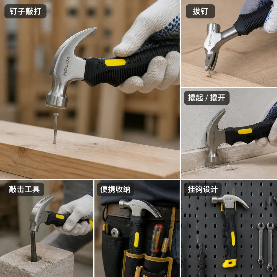 HOLDA 迷你铁锤 155*100*24mm 手工具