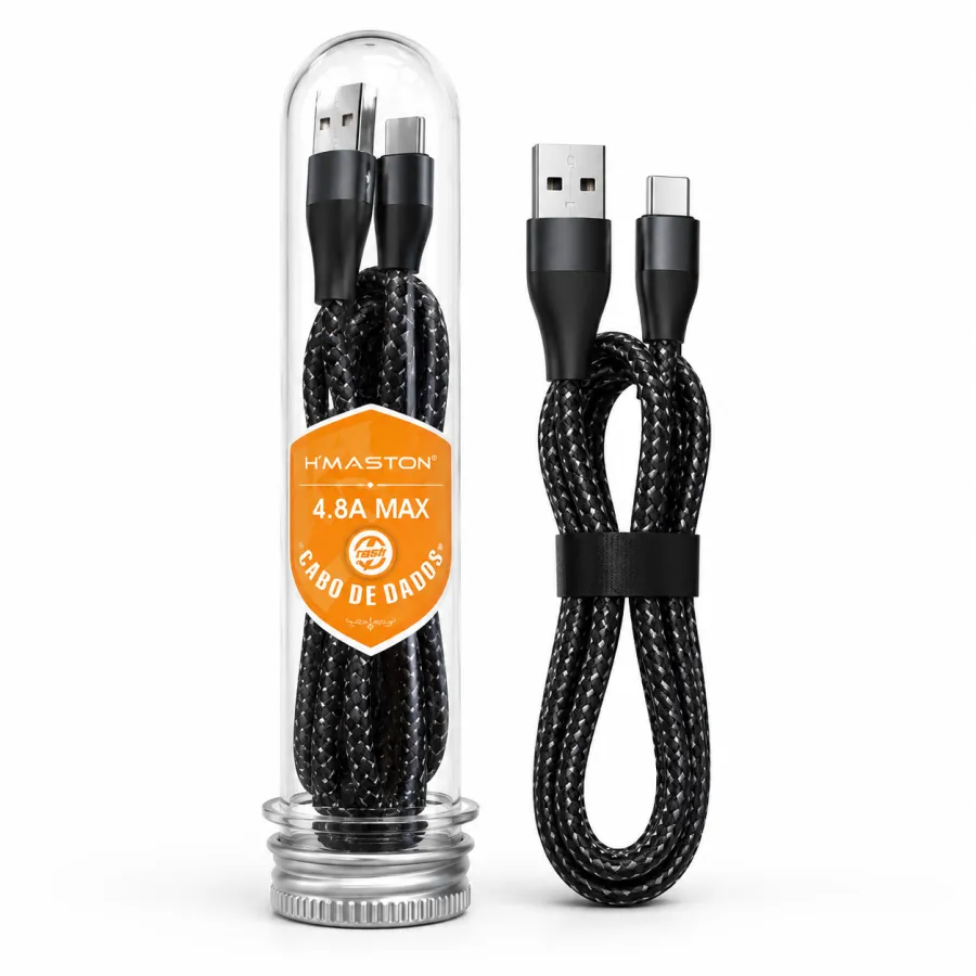 Cabo USB 1m TUBO TC V8 IOS 数据线 1米