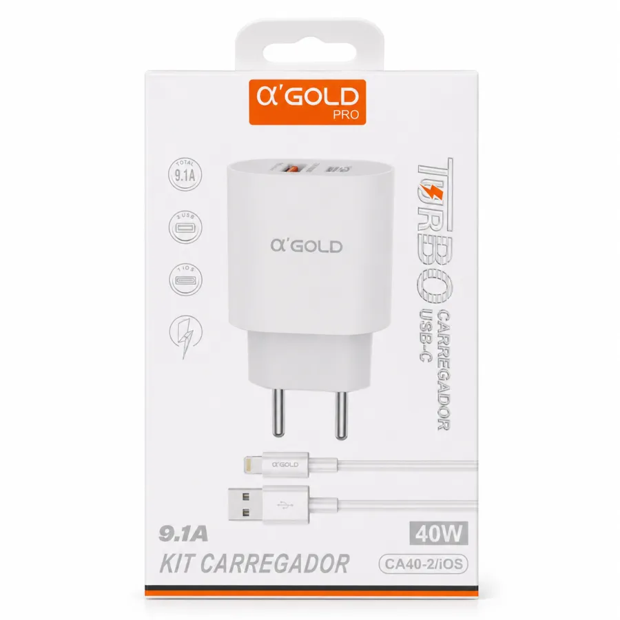 Ca40-2 αGOLD PRO 快充充电器 40W USB-C 9.1A
