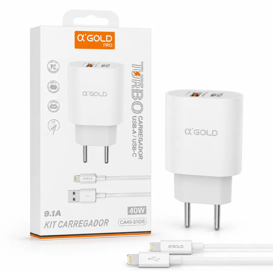 Ca40-2 αGOLD PRO 快充充电器 40W USB-C 9.1A