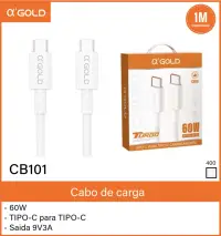 αGOLD 60W Type-C充电线 1米 CB101