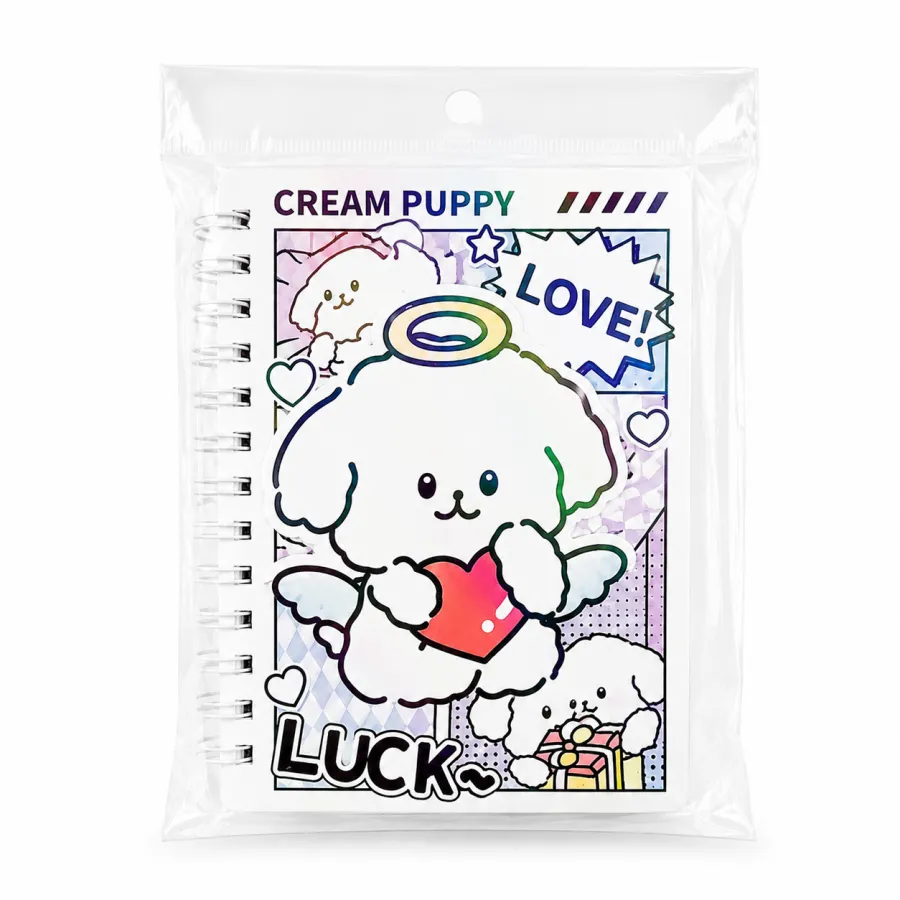 CREAM PUPPY卡通本子，五款可选，适合学生和办公使用