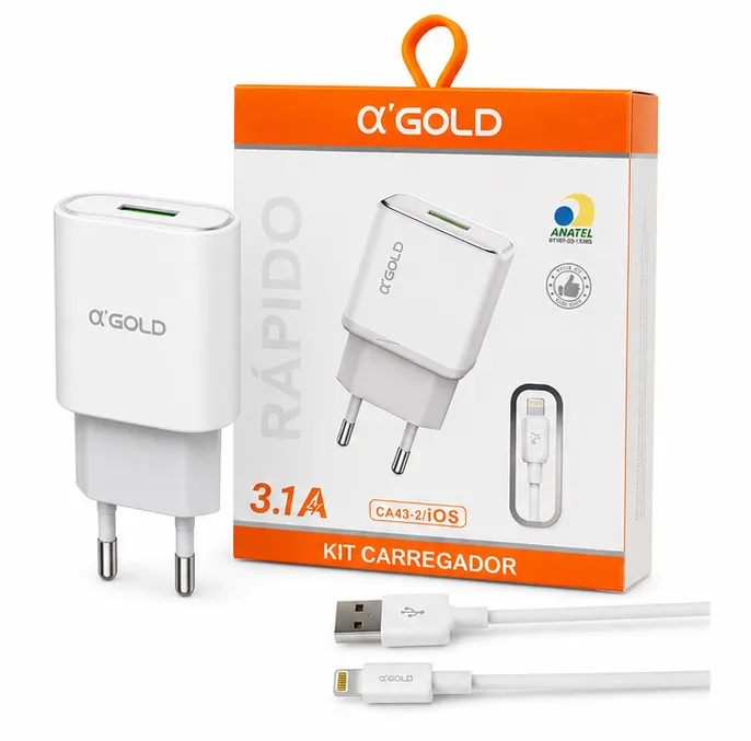 α GOLD 快充充电器套装 3.1A CA43-2/iOS