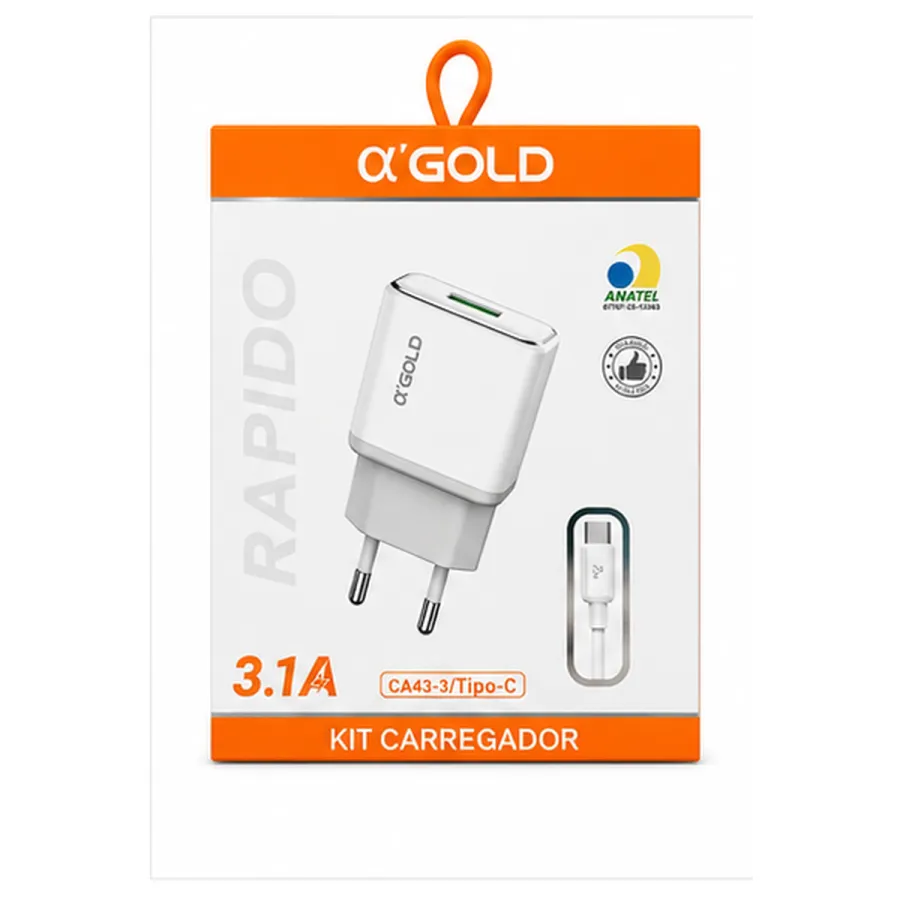 α'GOLD 快充充电器套件 3.1A CA43-3/Tipo-C