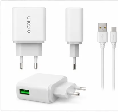 α GOLD CA38-3 快充充电器 3.1A USB 适配器