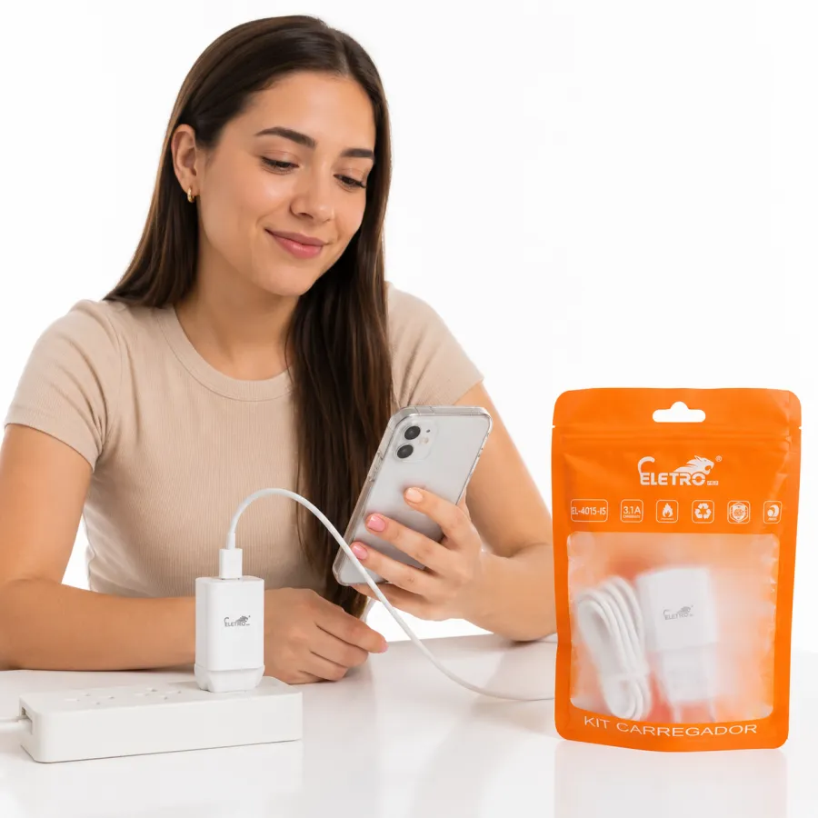 Eletro 充电器 EL-4015-l5，3.1A，IOS 适用于多种设备，白色