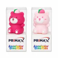 PRIMAX可爱熊猫卷笔刀，粉色和红色两款，适合学生和办公使用