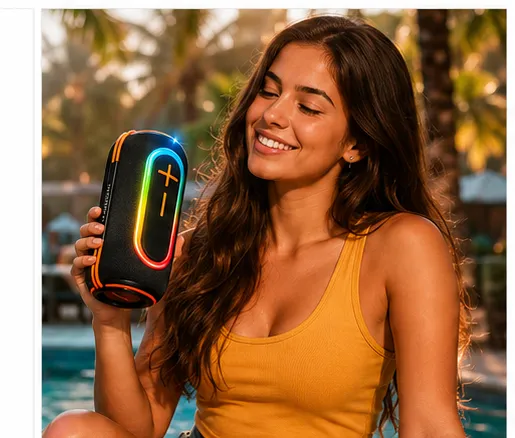 H'MASTON AM38 多彩蓝牙音箱 3000mAh 防水 IPX6 20W