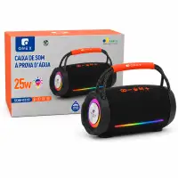 ONEX 25W防水蓝牙音箱 SOM-0319，便携式户外音响，黑色