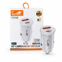 ELETRO 65W车载充电器，QC3.0快充，9.1A，EL-4032