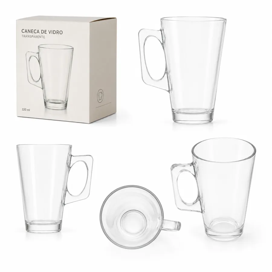 古玩收藏 玻璃杯 透明小杯 手柄设计