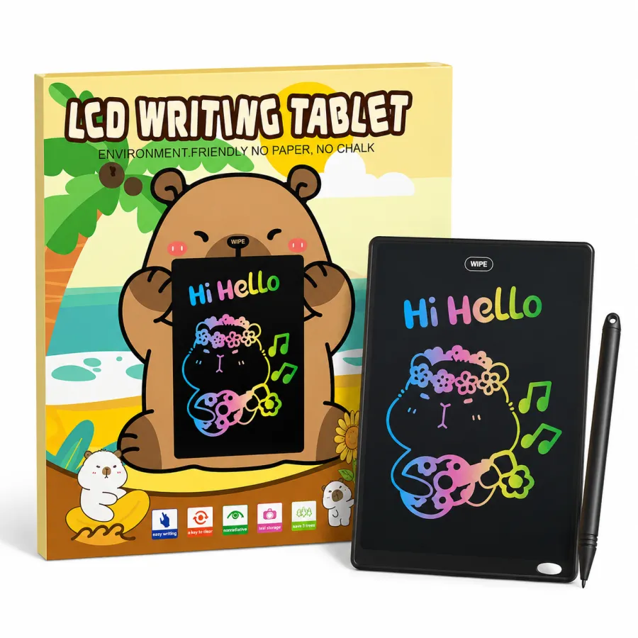 LCD写字板，环保无纸，无粉笔，适合儿童，卡通熊设计