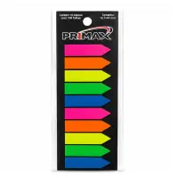 PRIMAX 彩色便签纸 100片 6种颜色 适用于标记和分类