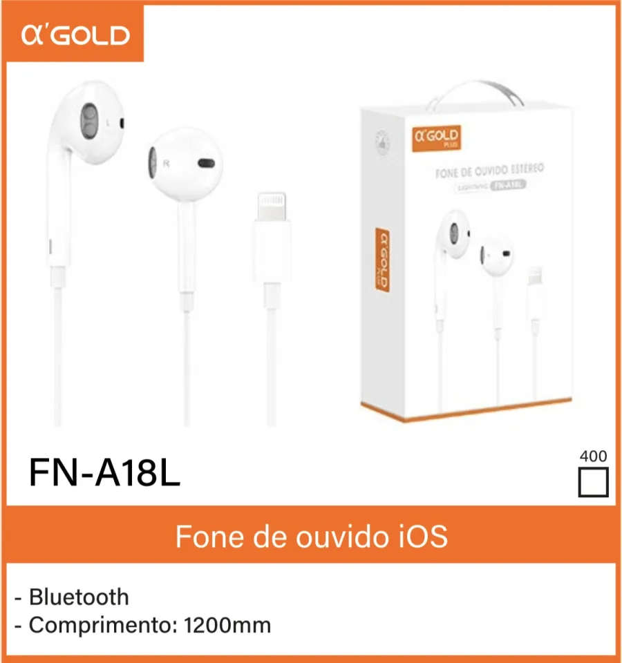 αGOLD FN-A18L 蓝牙耳机 iOS 1200mm