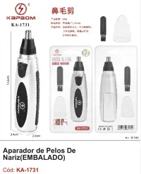 Kapoom 鼻毛修剪器 KA-1731，ABS材质，1.5V电池，便携设计