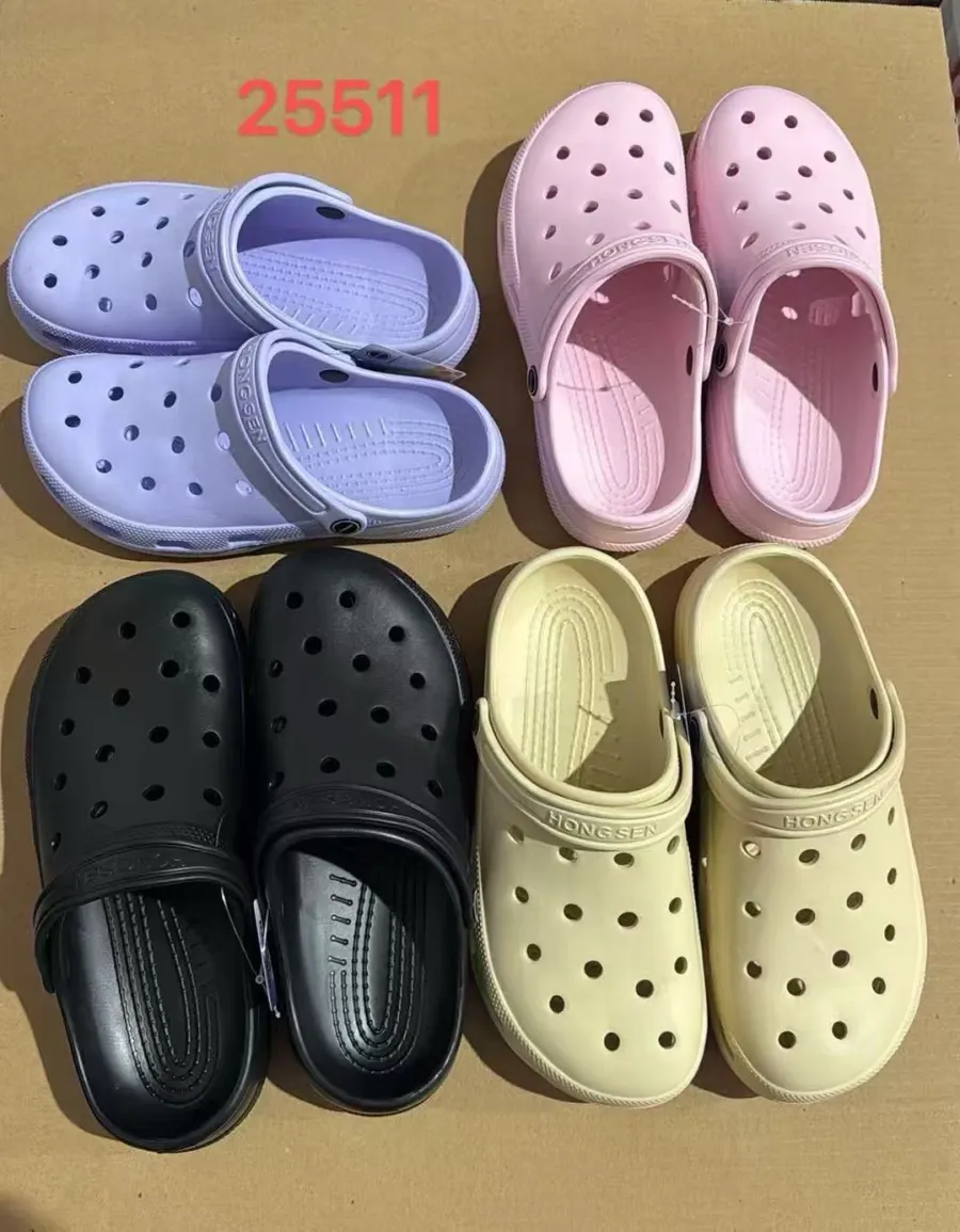 精品高弹性洞洞鞋