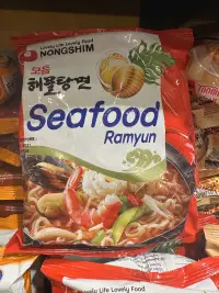 韩国农心海鲜拉面