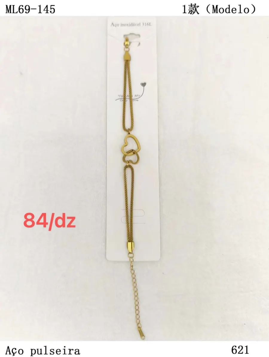 316L不锈钢手链 双色设计