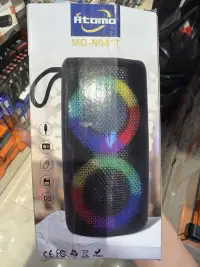 Atomo MO-N041T 蓝牙音箱，便携式，彩色LED灯，适合户外使用