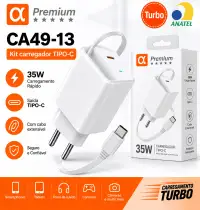 α Premium 35W 快速充电器套装，TYPE-C接口，安全可靠，带延长线