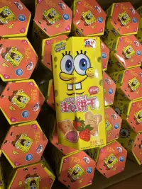 海绵宝宝注心饼干草莓味