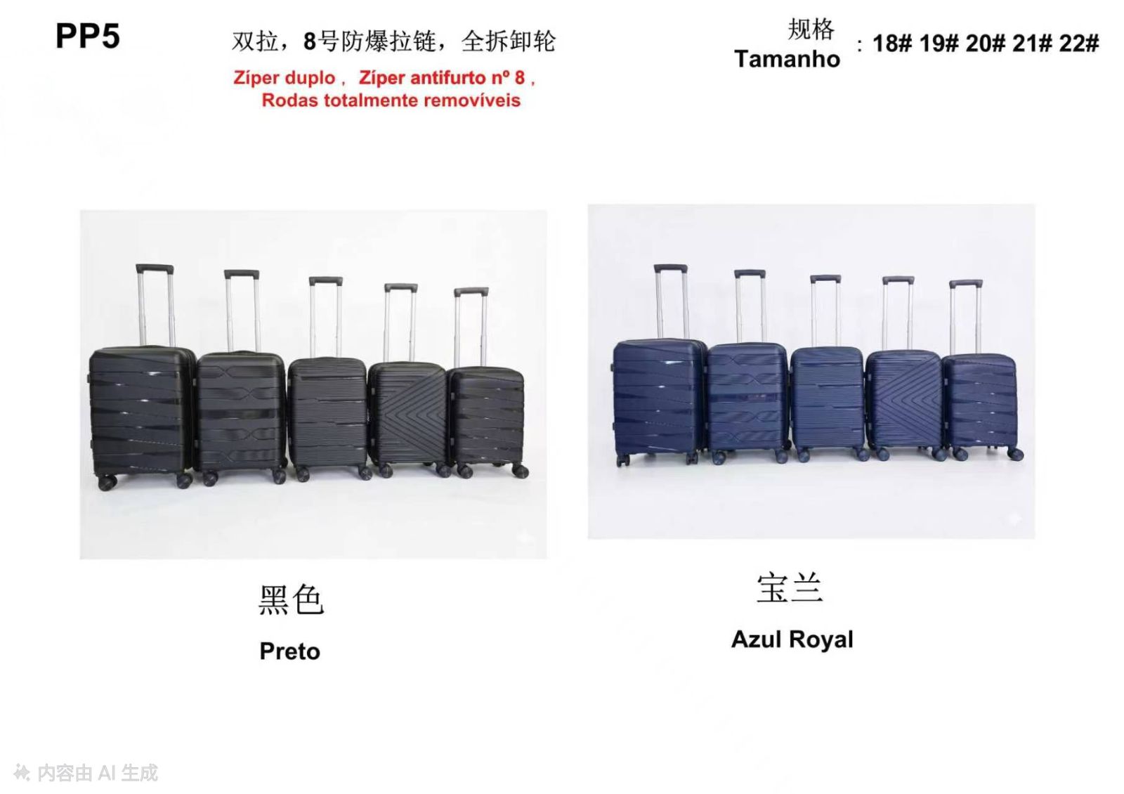 批发旅行箱Malas